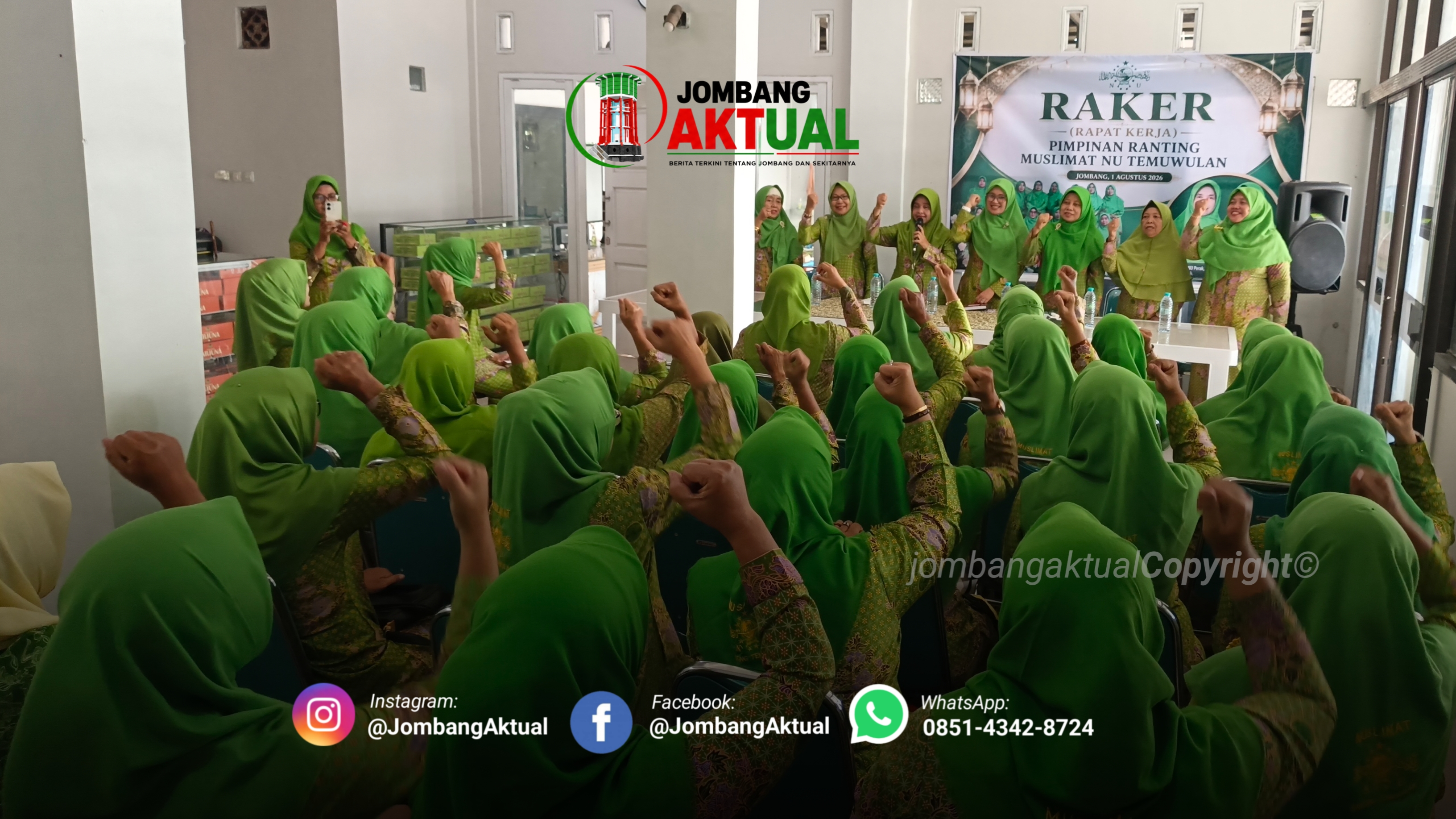 Konsolidasi Organisasi, PR Muslimat NU Desa Temuwulan Sukses Laksanakan Rapat Kerja